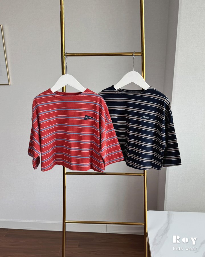 Roy - Korean Children Fashion - #childofig - Made Stripe Tee