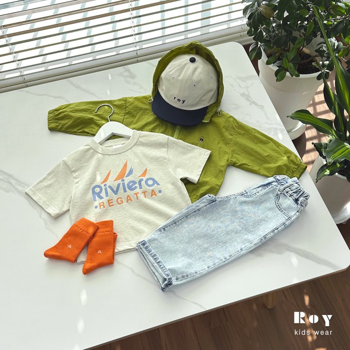 Roy - Korean Children Fashion - #childofig - Stone Smoke Jeans - 6