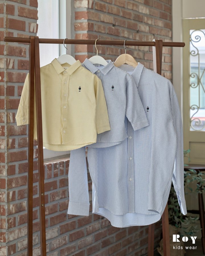 Roy - Korean Children Fashion - #childrensboutique - Toy Stripe Shirt