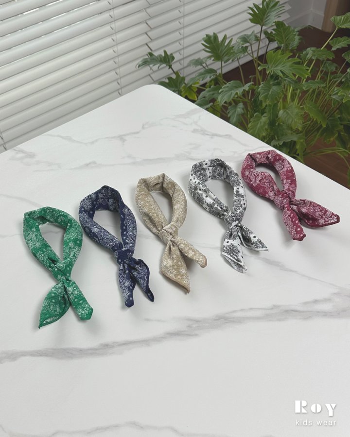 Roy - Korean Children Fashion - #childrensboutique - Paisley Scarf