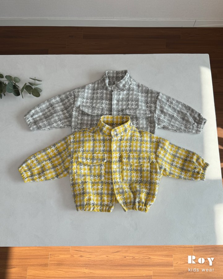 Roy - Korean Children Fashion - #designkidswear - Mono Tweed Jacket - 10
