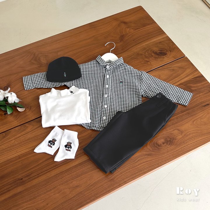 Roy - Korean Children Fashion - #designkidswear - Toy Small Check Shirt - 7