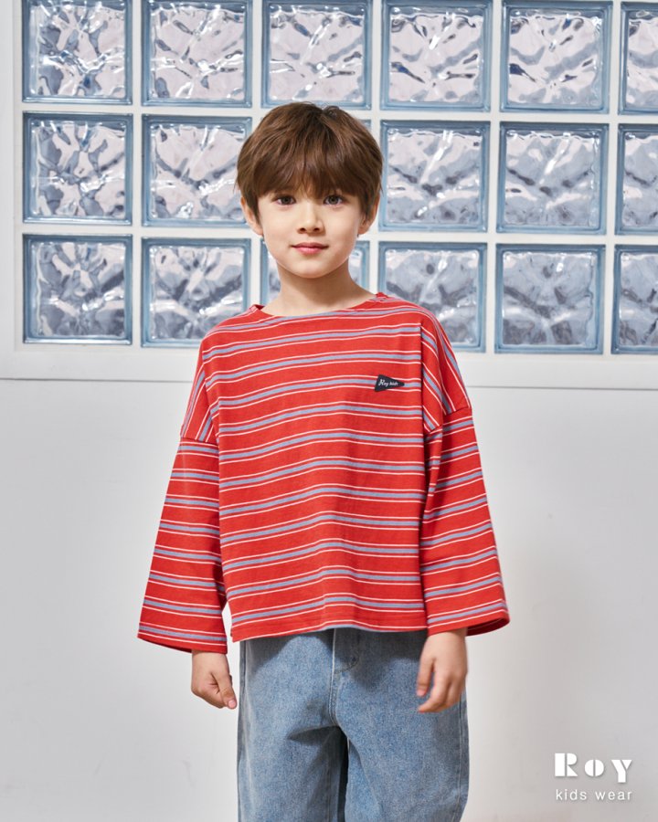 Roy - Korean Children Fashion - #designkidswear - Made Stripe Tee - 3