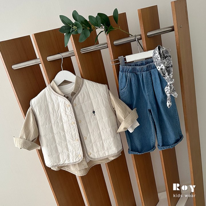 Roy - Korean Children Fashion - #discoveringself - Denim Chino Pants - 7