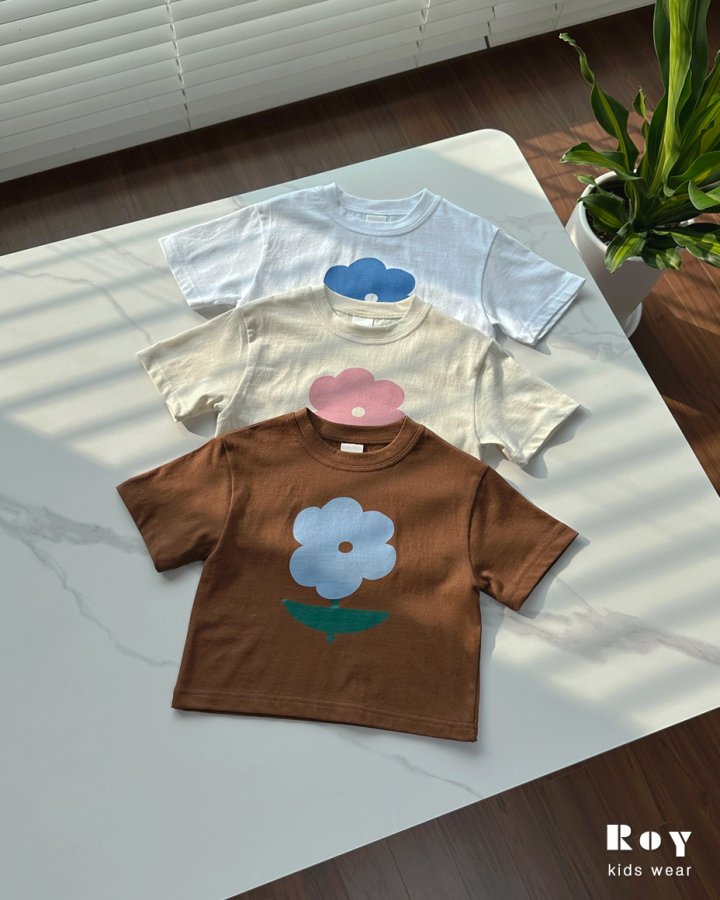 Roy - Korean Children Fashion - #discoveringself - Flower Tee - 5