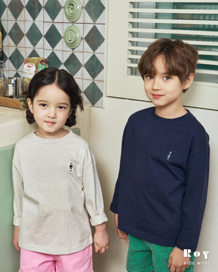 Roy - Korean Children Fashion - #discoveringself - Toy Solid Tee