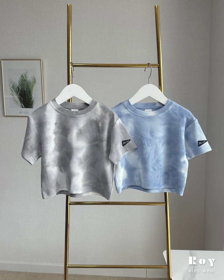 Roy - Korean Children Fashion - #fashionkids - Water Print Tee
