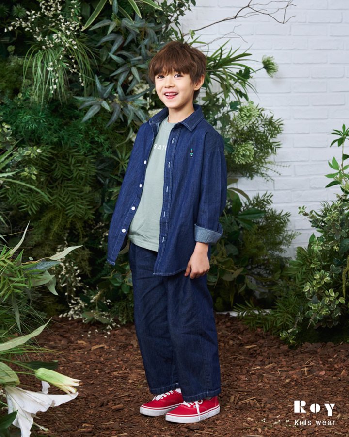 Roy - Korean Children Fashion - #fashionkids - Toy Denim Shirt - 2