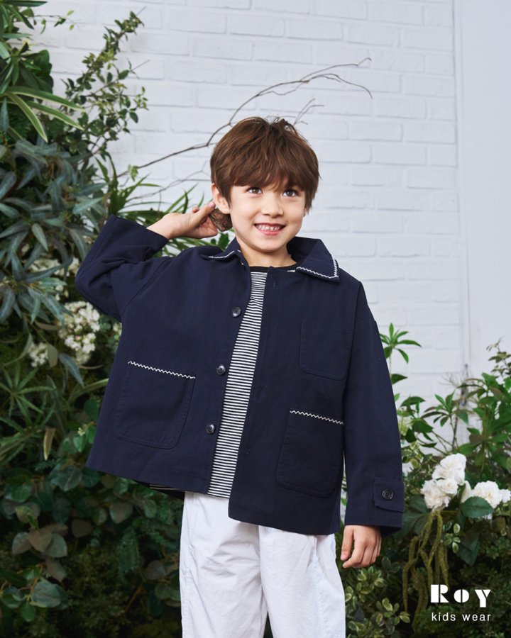 Roy - Korean Children Fashion - #kidsshorts - Sally Cotton Jacket - 3