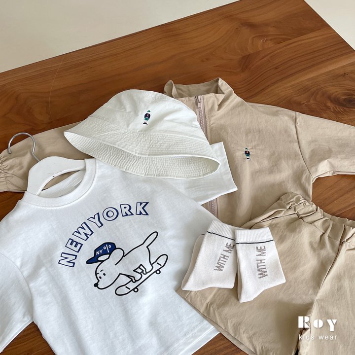 Roy - Korean Children Fashion - #kidsstore - New York Puppy Tee - 6