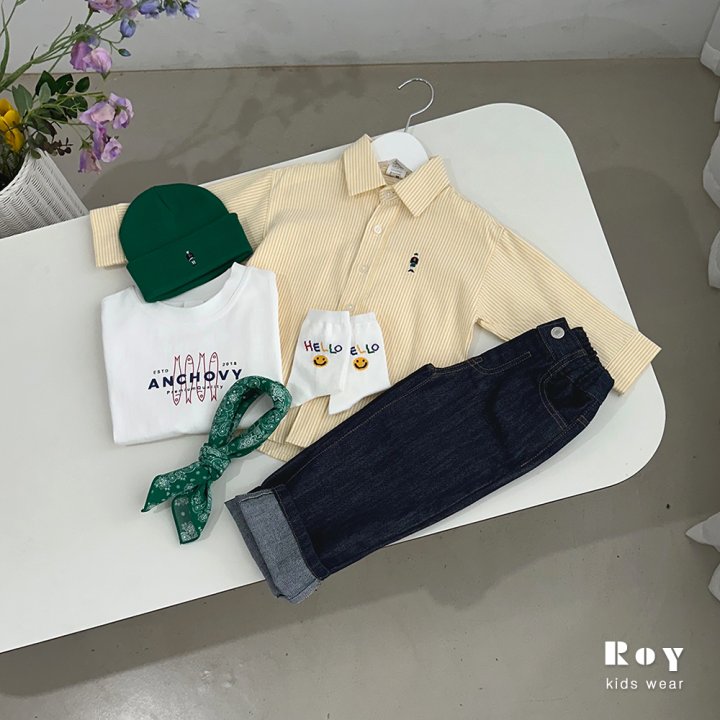 Roy - Korean Children Fashion - #kidsstore - Toy Stripe Shirt - 6