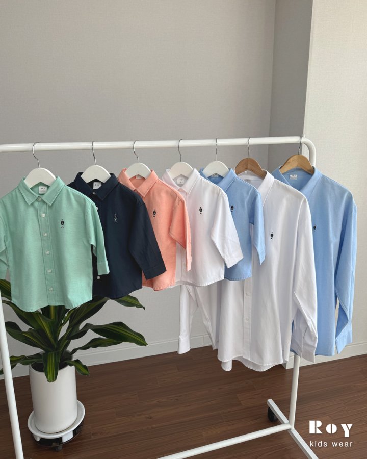 Roy - Korean Children Fashion - #littlefashionista - Toy Oxford Shirt