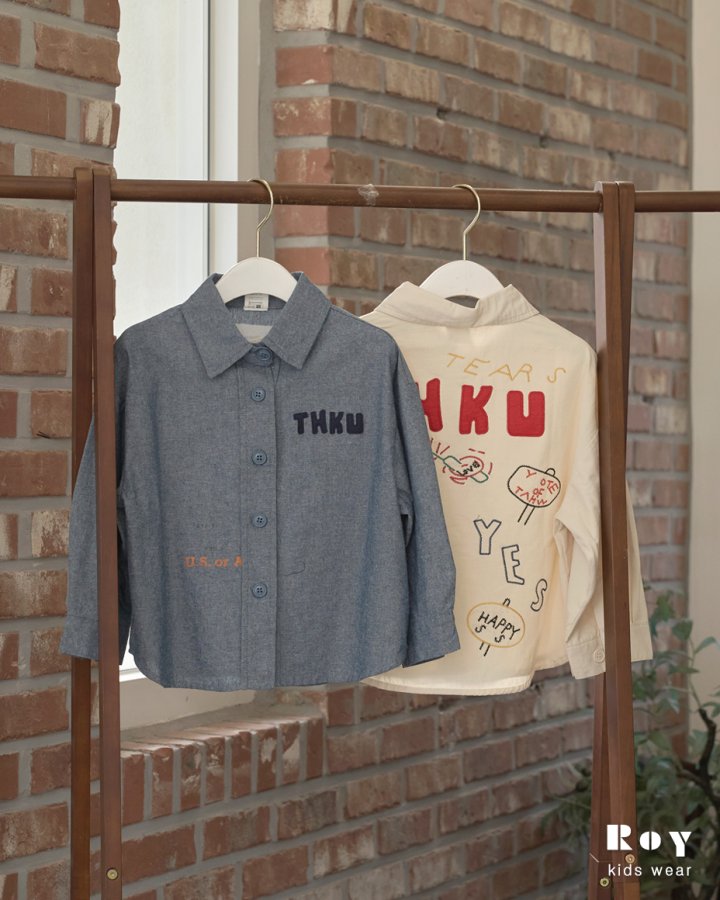 Roy - Korean Children Fashion - #littlefashionista - Work Embroidery Jacket - 3