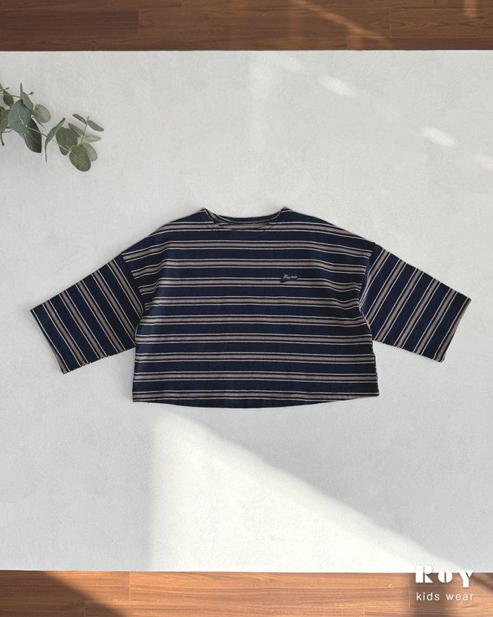Roy - Korean Children Fashion - #magicofchildhood - Made Stripe Tee - 11