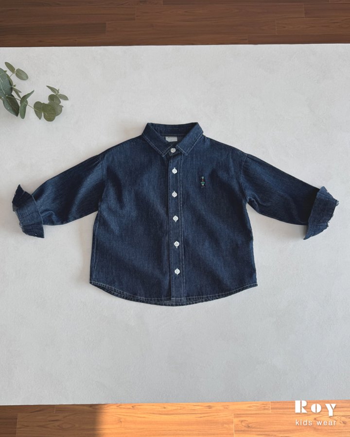 Roy - Korean Children Fashion - #minifashionista - Toy Denim Shirt - 9