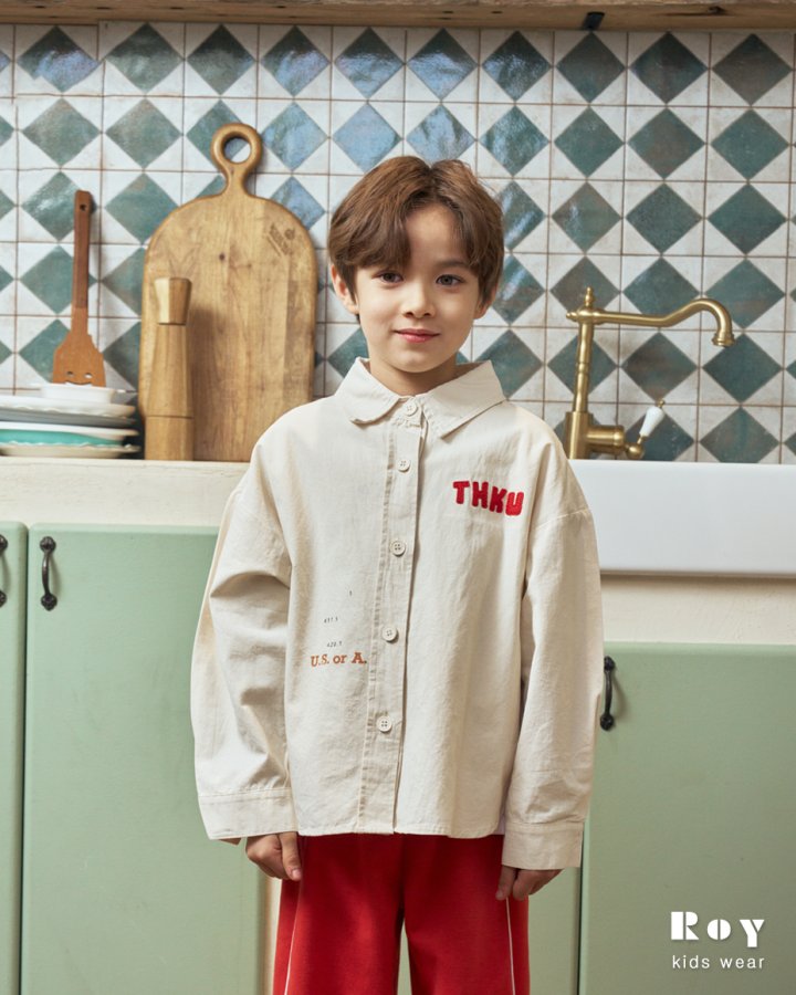 Roy - Korean Children Fashion - #minifashionista - Work Embroidery Jacket - 5