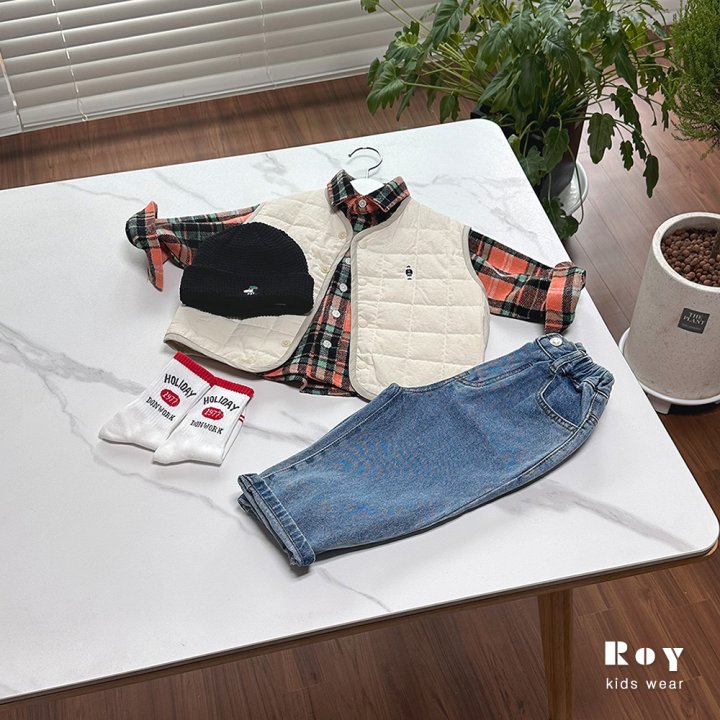 Roy - Korean Children Fashion - #minifashionista - Wide Normal Jeans - 2