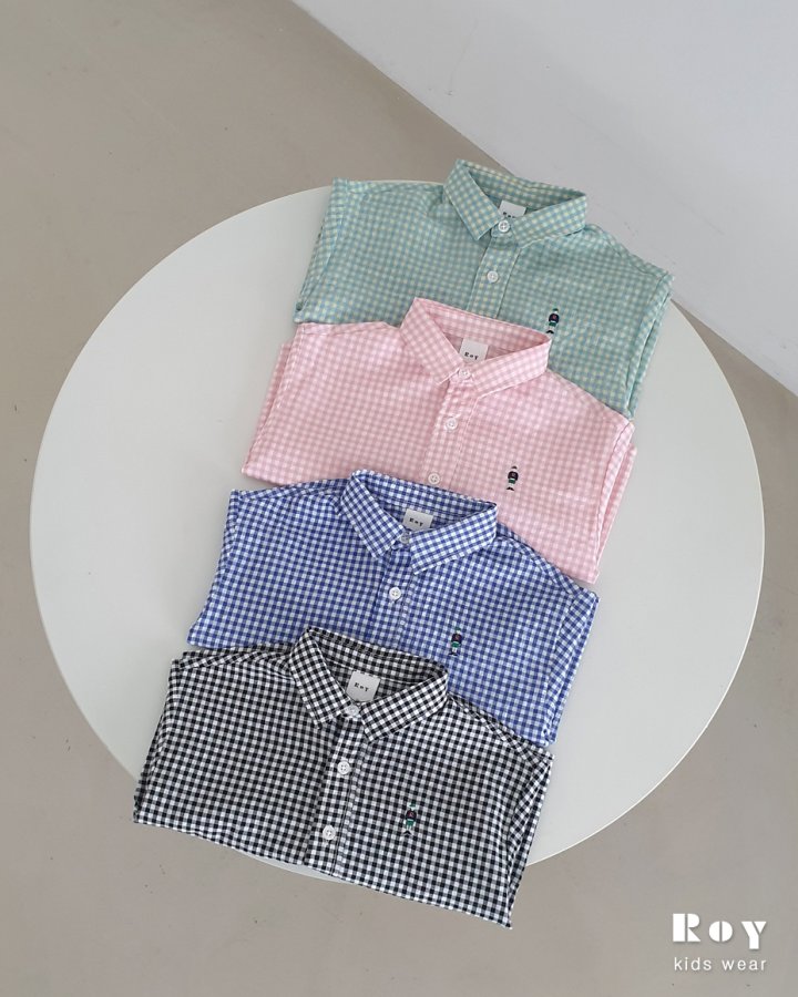 Roy - Korean Children Fashion - #prettylittlegirls - Toy Small Check Shirt