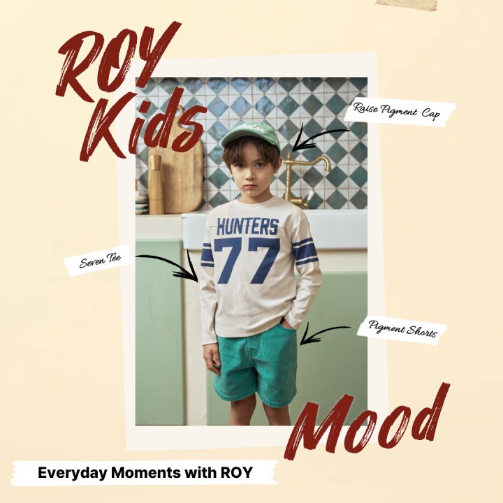 Roy - Korean Children Fashion - #prettylittlegirls - Seventy Tee - 5