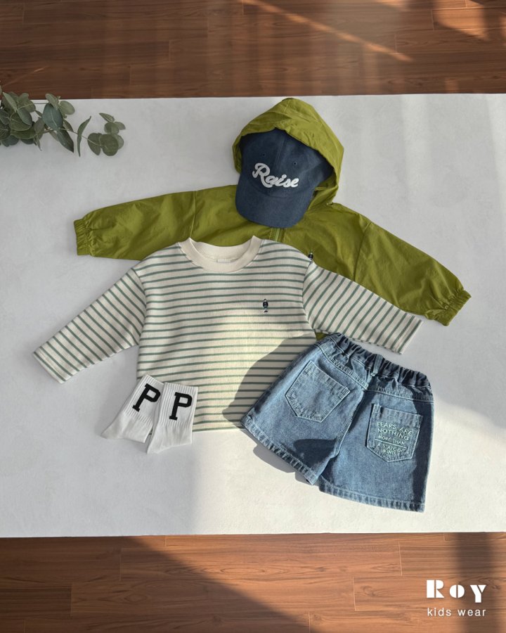 Roy - Korean Children Fashion - #stylishchildhood - Mind Embroidery Shorts - 6