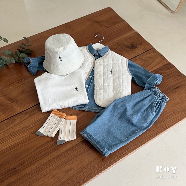 Roy - Korean Children Fashion - #toddlerclothing - Toy Denim Shirt - 12