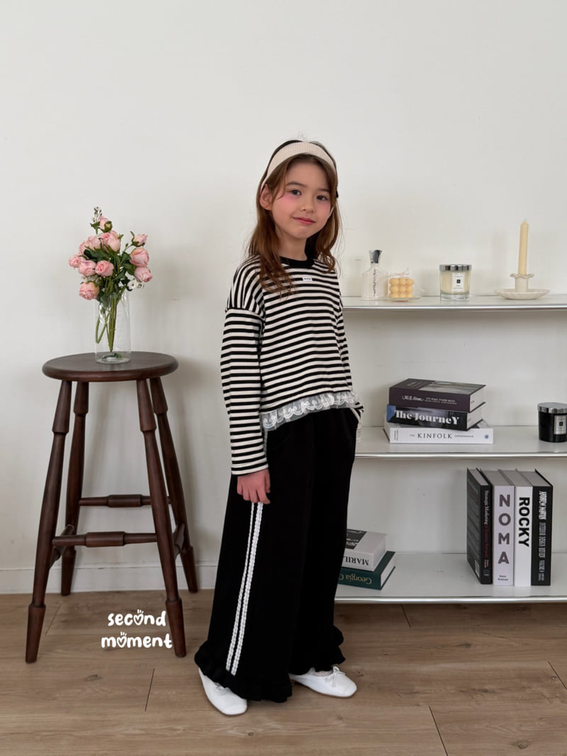 Second Moment - Korean Children Fashion - #kidzfashiontrend - Frill Lace Pants - 4