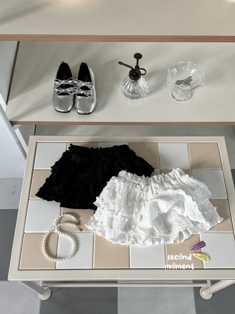 Second Moment - Korean Children Fashion - #Kfashion4kids - Night Sweet Bean Tiered Skirt