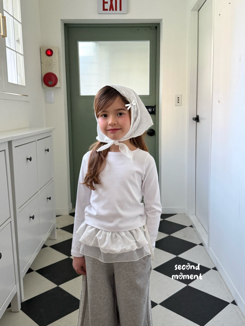 Second Moment - Korean Children Fashion - #childofig - Frill Lace Pants - 12