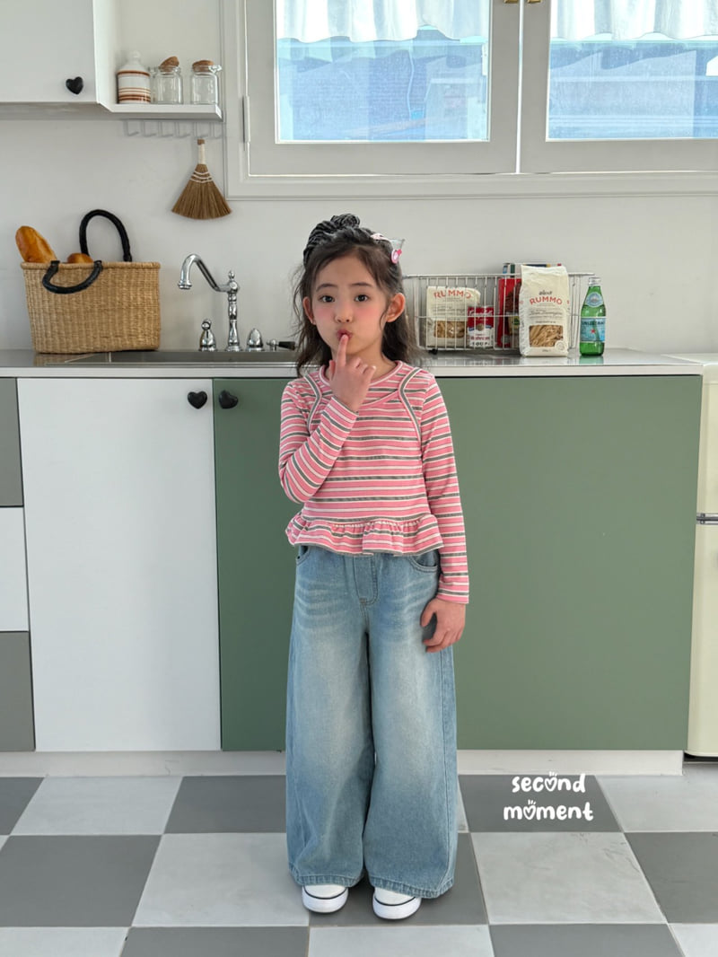 Second Moment - Korean Children Fashion - #childofig - Spring Candy Frill Tee - 11