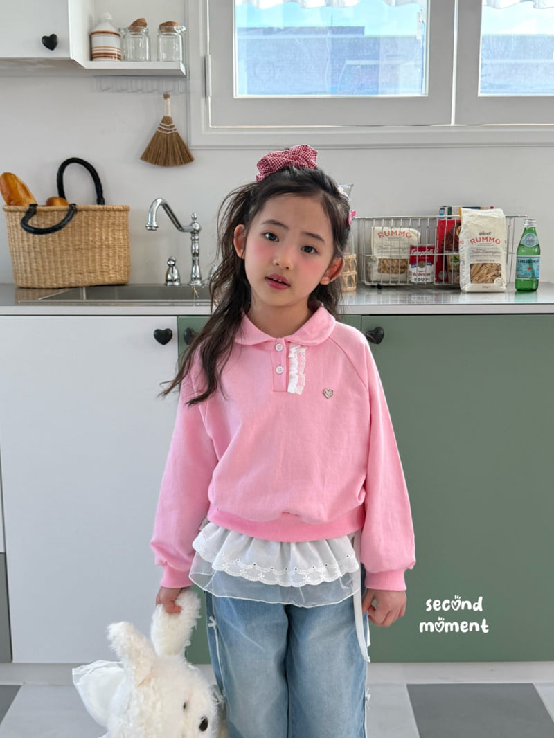 Second Moment - Korean Children Fashion - #childofig - Kitsch Ribbon Denim Pants - 8