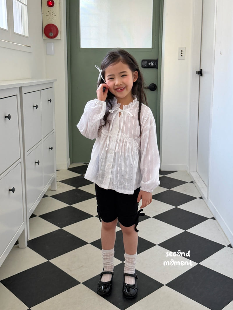 Second Moment - Korean Children Fashion - #childofig - Ribbon Shirring Leggings - 6