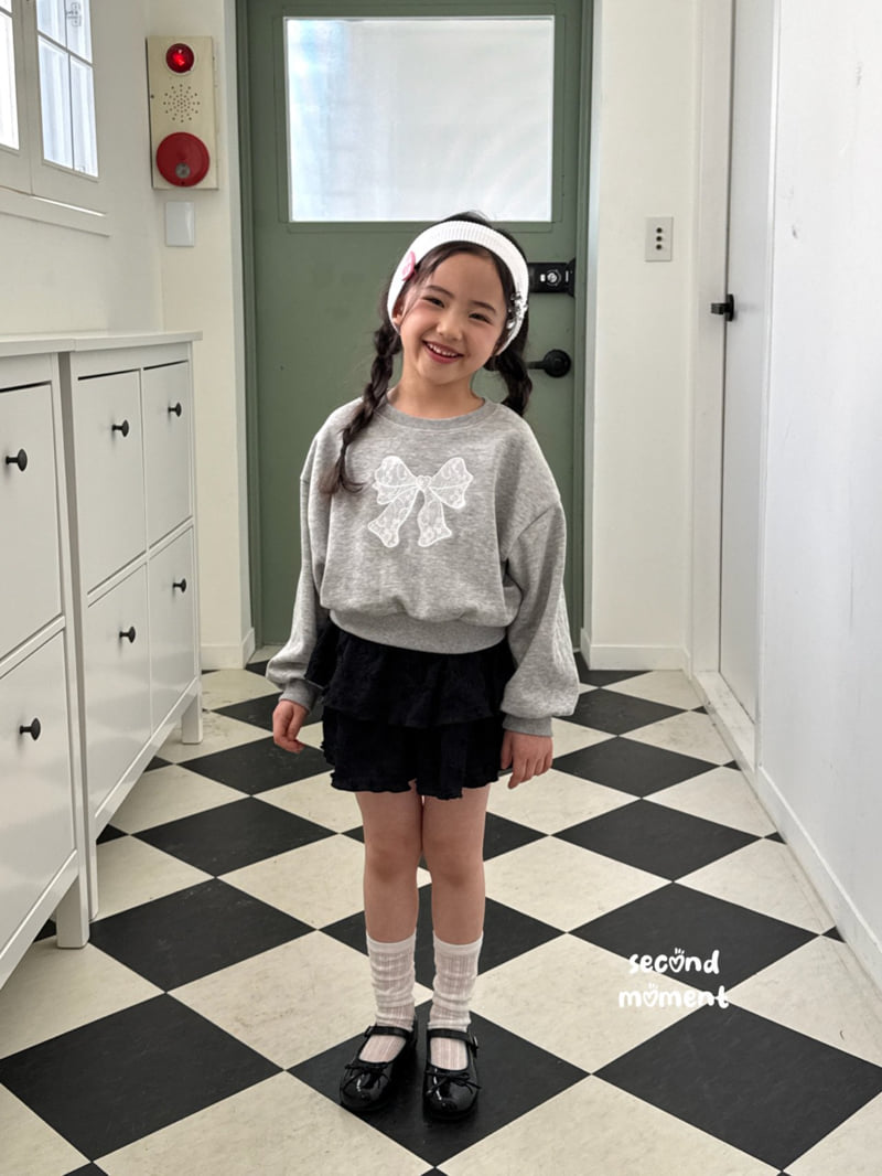 Second Moment - Korean Children Fashion - #childofig - Cozy Ribbon Sweatshirt - 3