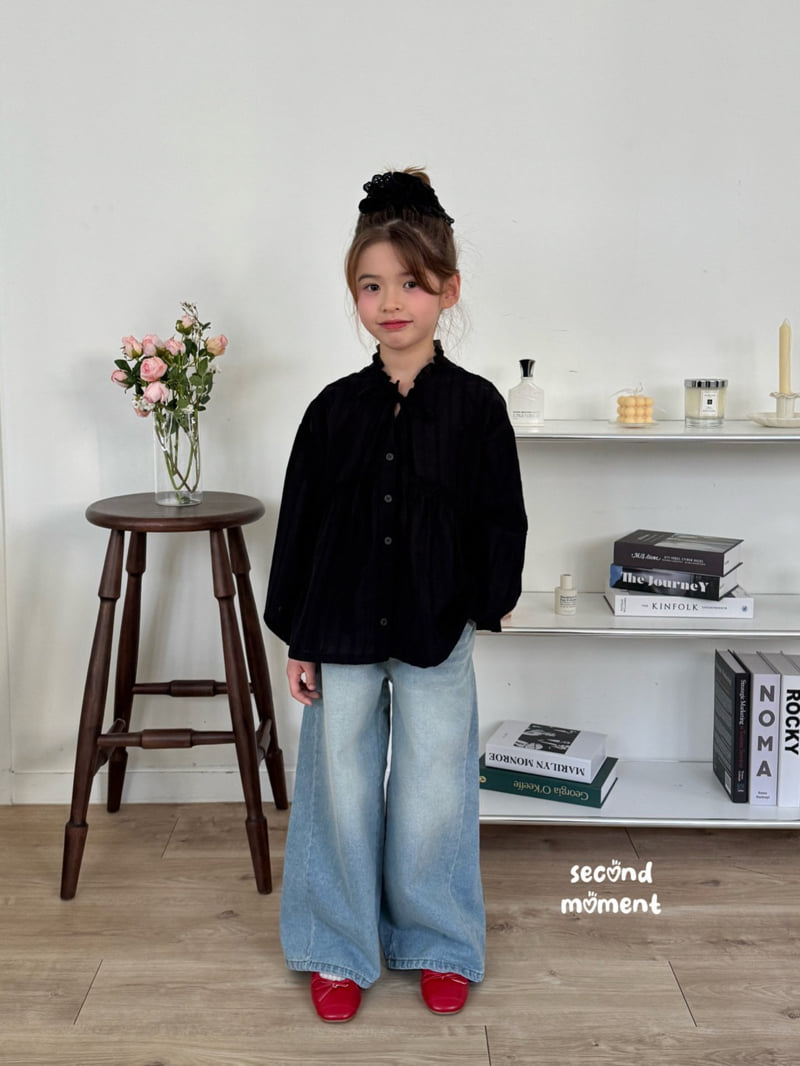 Second Moment - Korean Children Fashion - #childofig - Embroidered Blouse - 2