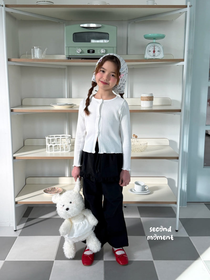 Ribbon Rib Cardigan by Second moment for Child - view 6