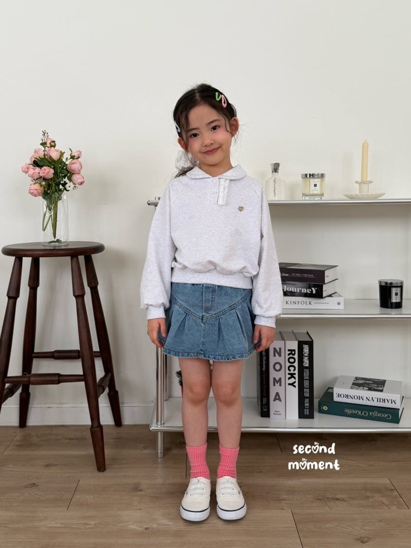 Second Moment - Korean Children Fashion - #childofig - Miuna Raglan Sweatshirt - 2
