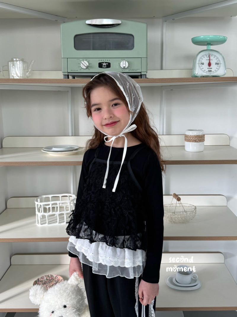 Second Moment - Korean Children Fashion - #childofig - Blanc Ribbon Bustier - 6