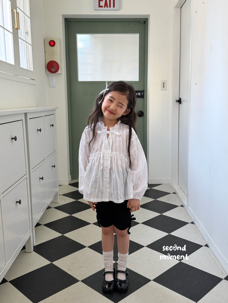 Second Moment - Korean Children Fashion - #childrensboutique - Ribbon Shirring Leggings - 7