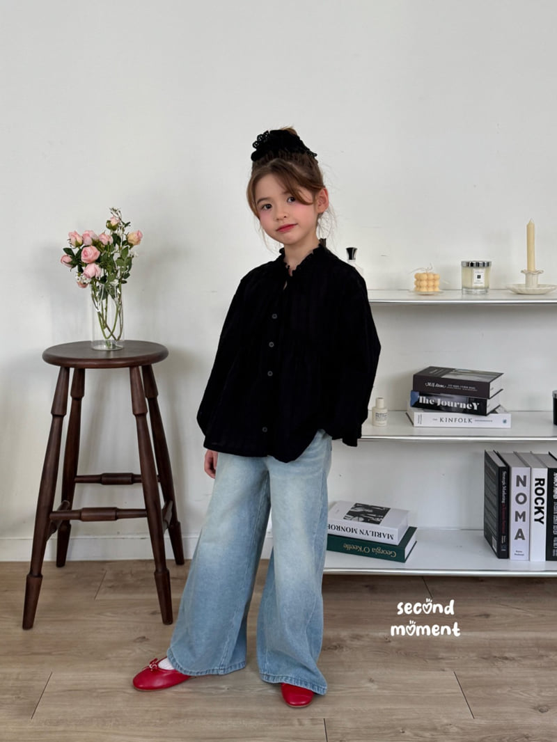 Second Moment - Korean Children Fashion - #childrensboutique - Embroidered Blouse - 3