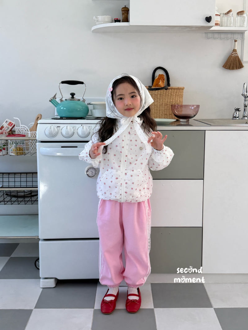 Second Moment - Korean Children Fashion - #childrensboutique - Lace Double Line Jogger Pants - 9