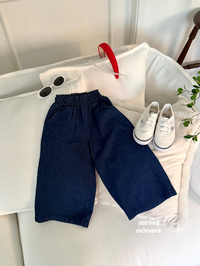 Second Moment - Korean Children Fashion - #childrensboutique - Denim Wide Pants - 12