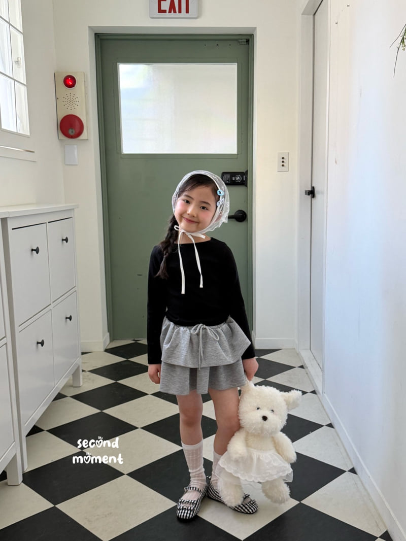 Second Moment - Korean Children Fashion - #childrensboutique - Daily Boat Neck Tee - 11