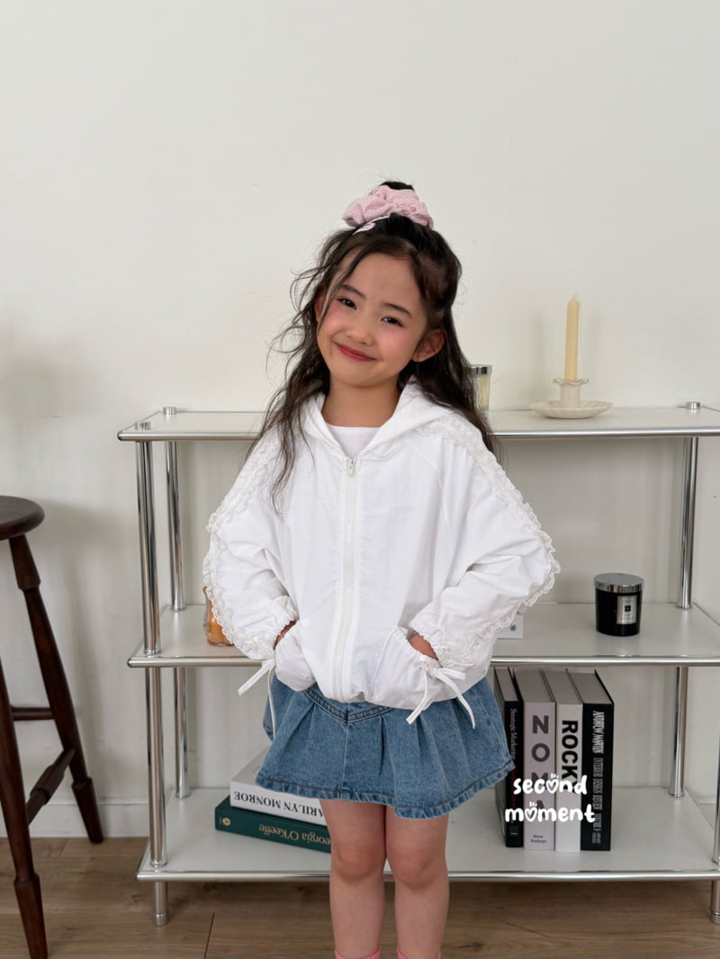 Second Moment - Korean Children Fashion - #childrensboutique - Pleated Denim Skirt - 10