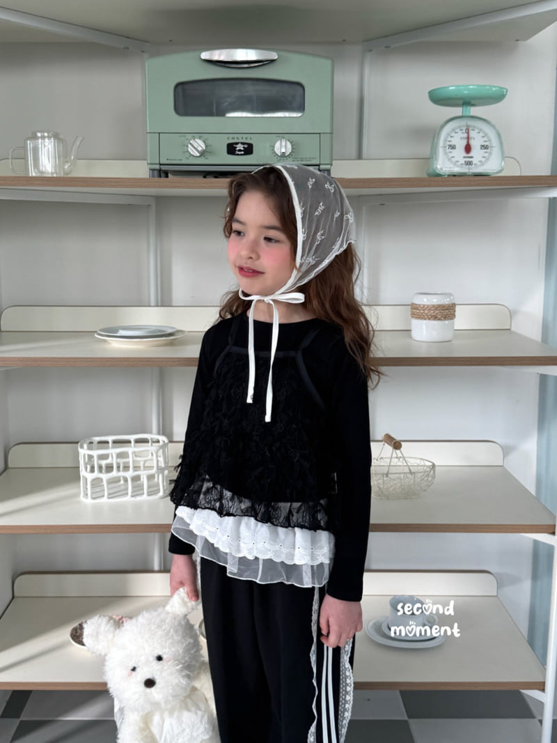 Second Moment - Korean Children Fashion - #childrensboutique - Blanc Ribbon Bustier - 7