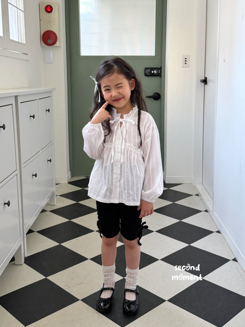Second Moment - Korean Children Fashion - #designkidswear - Ribbon Shirring Leggings - 8