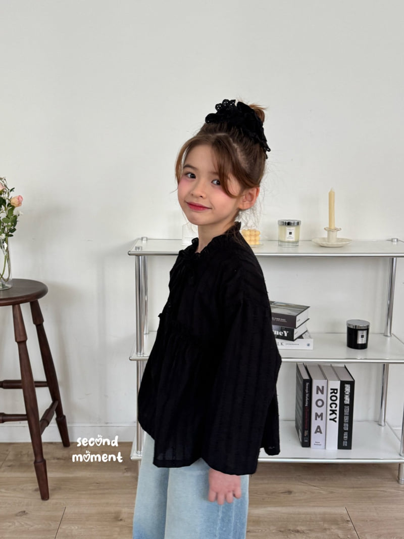 Second Moment - Korean Children Fashion - #childrensboutique - Embroidered Blouse - 4
