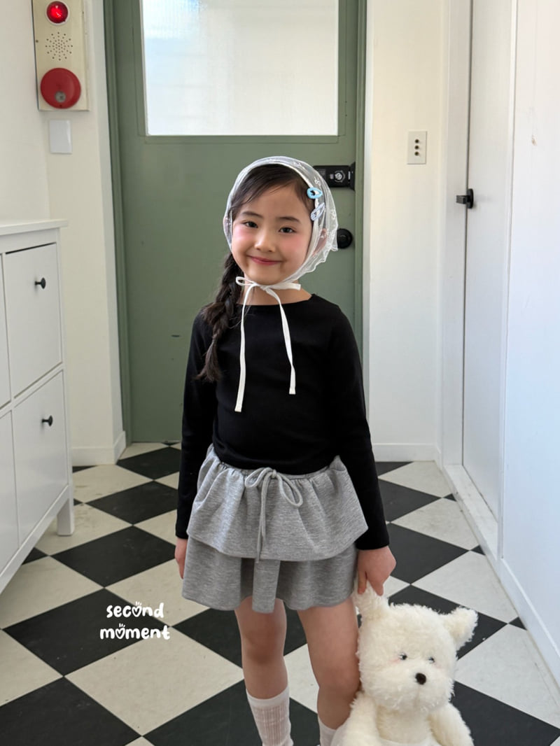 Second Moment - Korean Children Fashion - #designkidswear - Daily Boat Neck Tee - 12