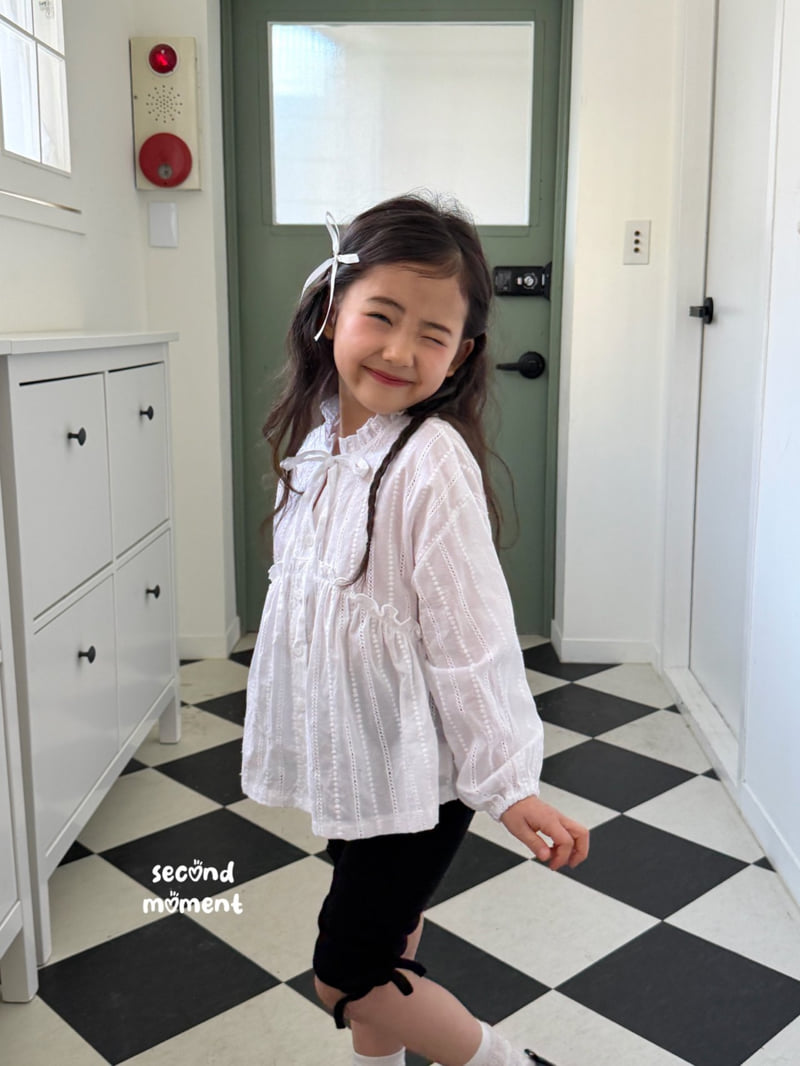 Second Moment - Korean Children Fashion - #discoveringself - Ribbon Shirring Leggings - 9