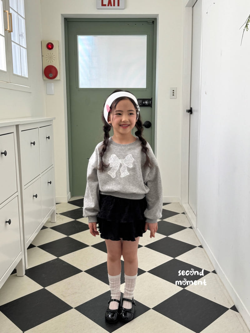 Second Moment - Korean Children Fashion - #discoveringself - Cozy Ribbon Sweatshirt - 6