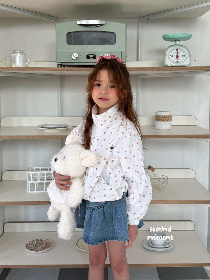 Second Moment - Korean Children Fashion - #discoveringself - Pleated Denim Skirt - 12