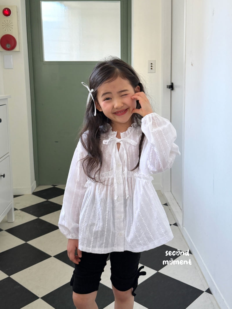 Second Moment - Korean Children Fashion - #fashionkids - Ribbon Shirring Leggings - 10